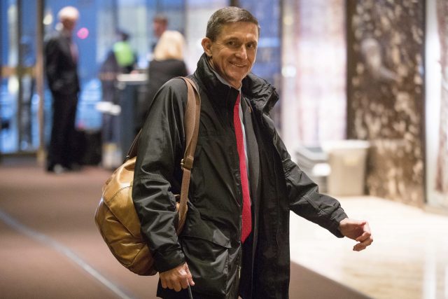 Mr Flynn was sacked as US National Security Adviser earlier this year (Andrew Harnik/AP)