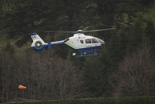 The baby was flown to hospital (PA)