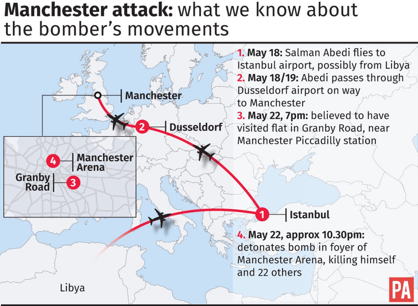 Police issue photo of Manchester attacker, believe bomb made in city apartment
