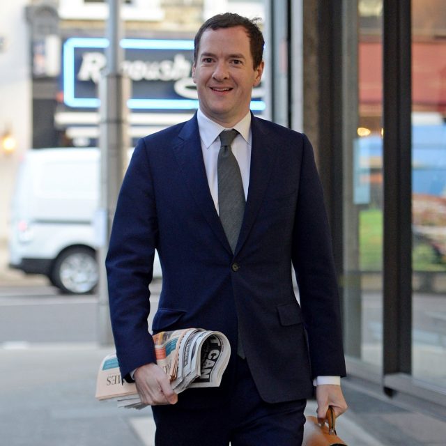 London Evening Standard editor George Osborne (Victoria Jones/PA)