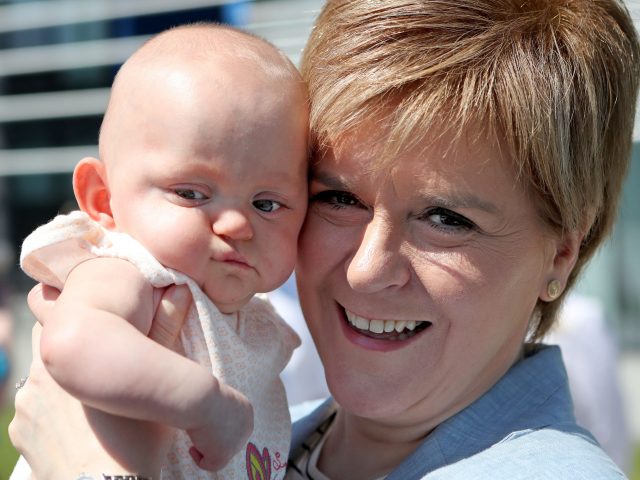 Nicola Sturgeon (Jane Barlow/PA)