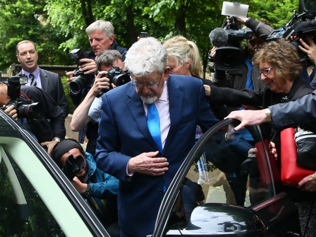 Rolf Harris leaves Southwark Crown Court (Gareth Fuller/PA)