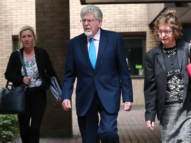 Rolf Harris leaves court (Gareth Fuller/PA)