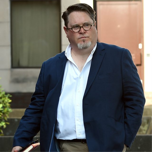 Victim John Ingram arrives at Nottingham Crown Court (Joe Giddens/PA)