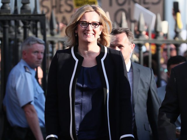 Home Secretary Amber Rudd stood in for the PM (Gareth Fuller/PA)