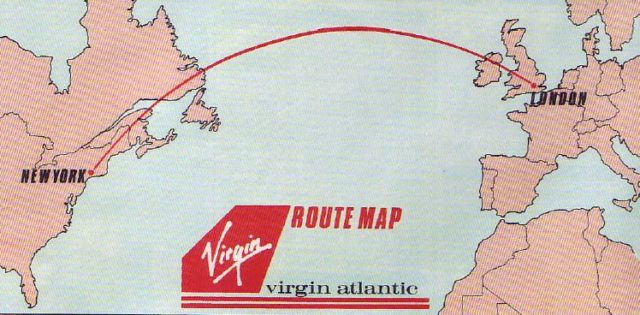 Virgin's one route in 1984