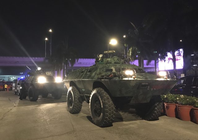 Trump receiving updates explosion in Philippines