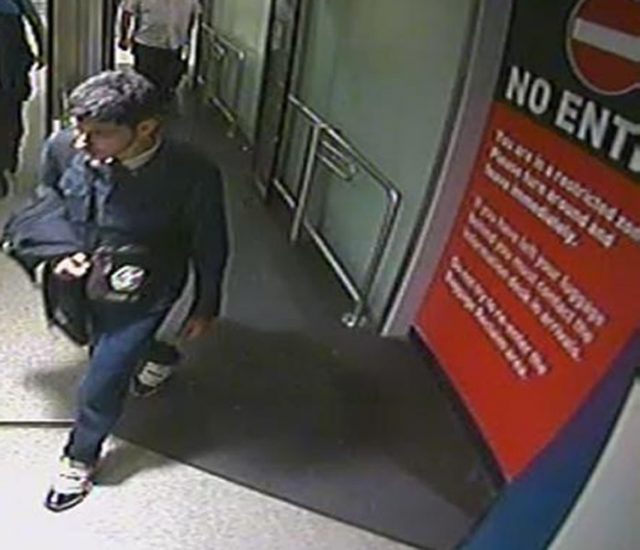 Police in Manchester shared several images of Abedi captured from CCTV  (GMP/PA)