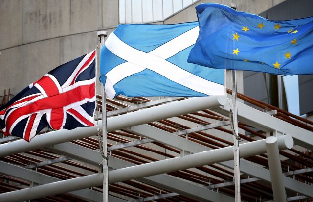 The SNP wants Theresa May to rethink her Brexit strategy. (Jane Barlow/PA)