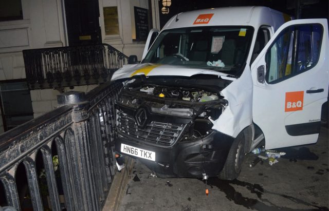 The van used in the London Bridge attacks. (Metropolitan Police/PA)