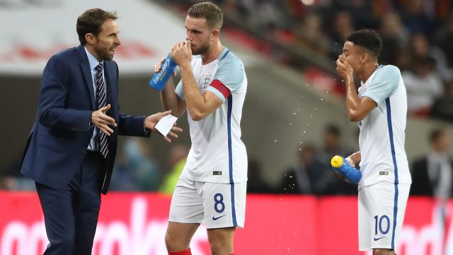 Jordan Henderson missed England's friendly in France because of injury