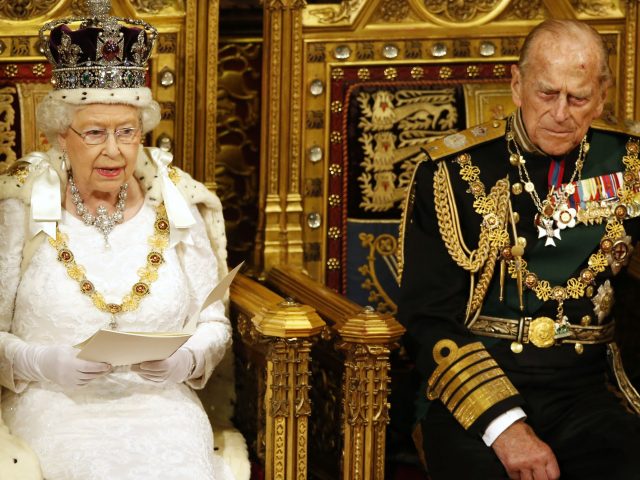 The Queen and Duke of Edinburgh during the State Opening of Parliament in May last year (Alastair Grant/PA)