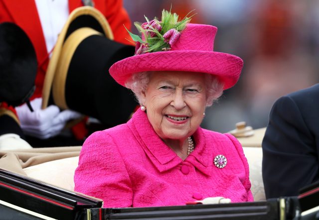 Queen Elizabeth II and The Duke of York arriving during day three of Royal Ascot at Ascot Racecourse (Brian Lawless/PA)
