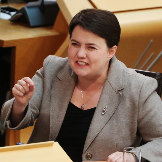 Scottish Conservative leader Ruth Davidson (Andrew Milligan/PA)