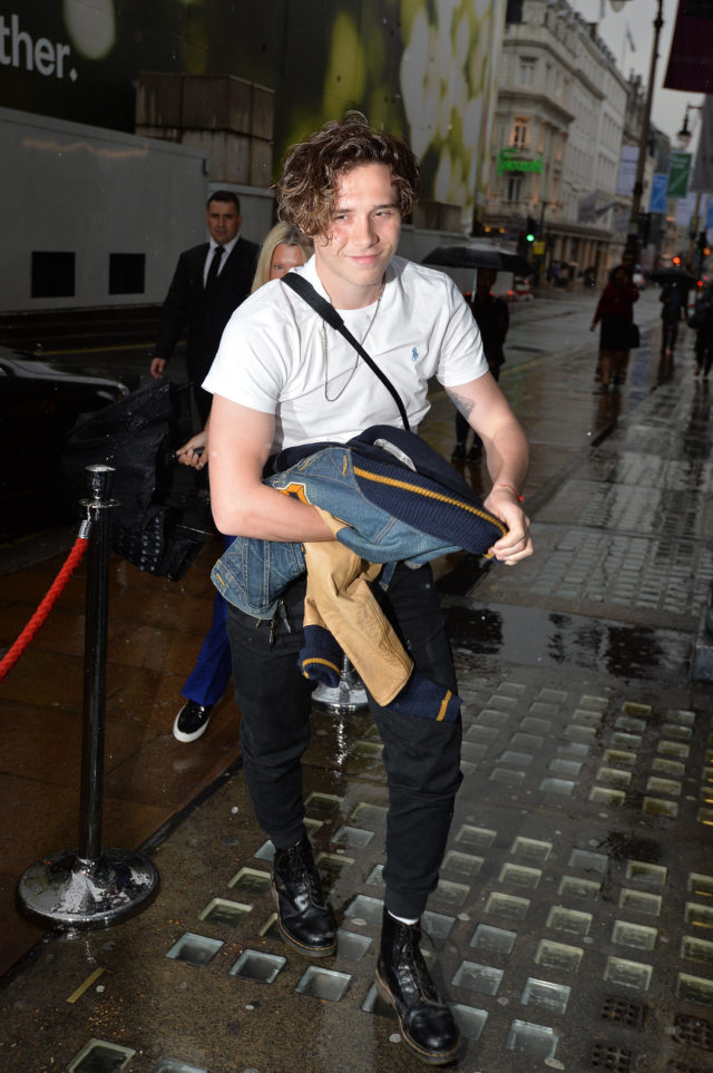 Brooklyn Beckham at his photography exhibition