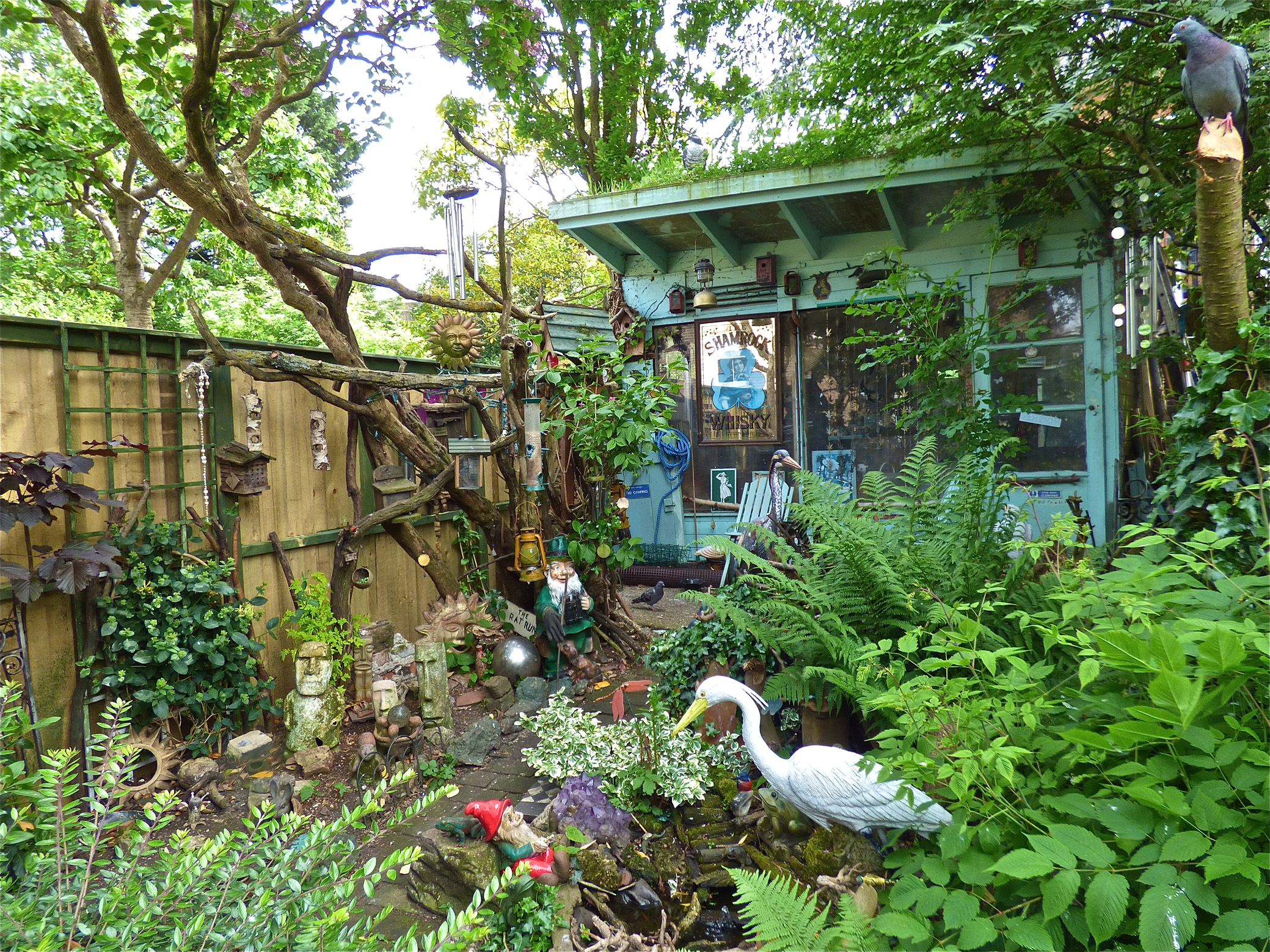 A 'ludicrous' garden (Bill Oddie/PA)