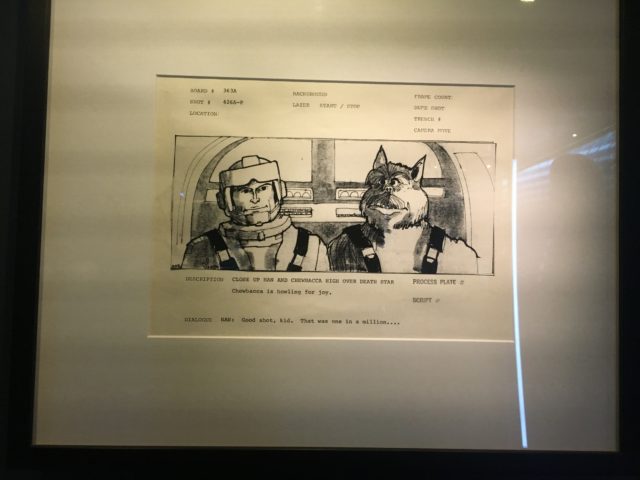 early drawing of chewie and Han Solo (Jessica Pitocchi/PA)