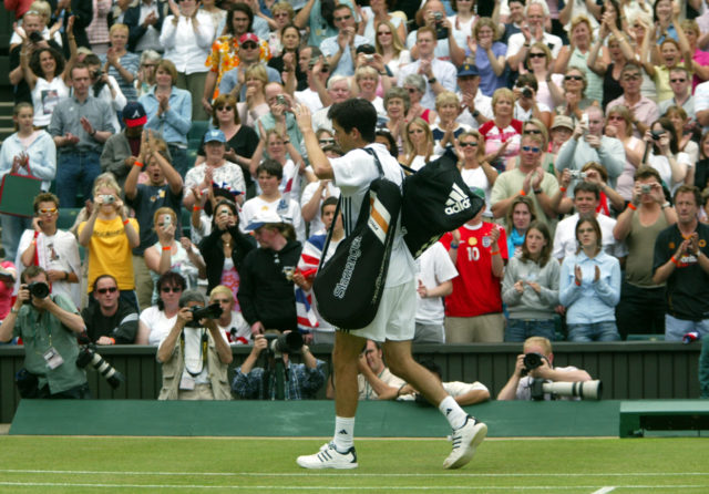 Tim Henman at Wimbledon