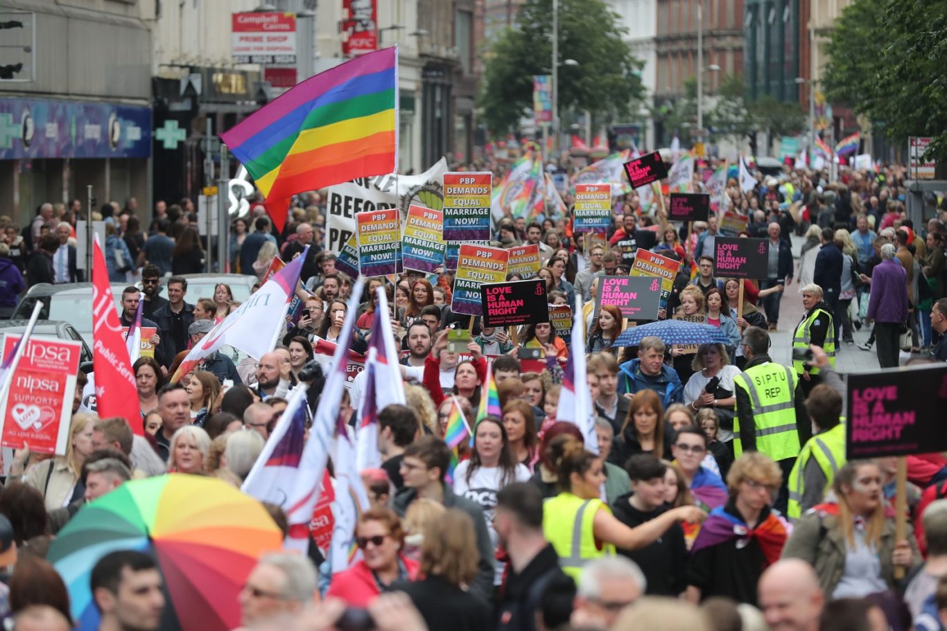 Thousands March For Marriage Equality In The Only Part Of