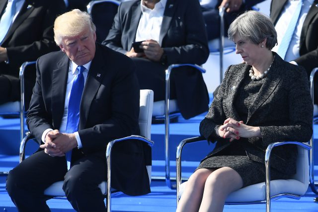 Theresa May's team on standby for visit by Donald Trump