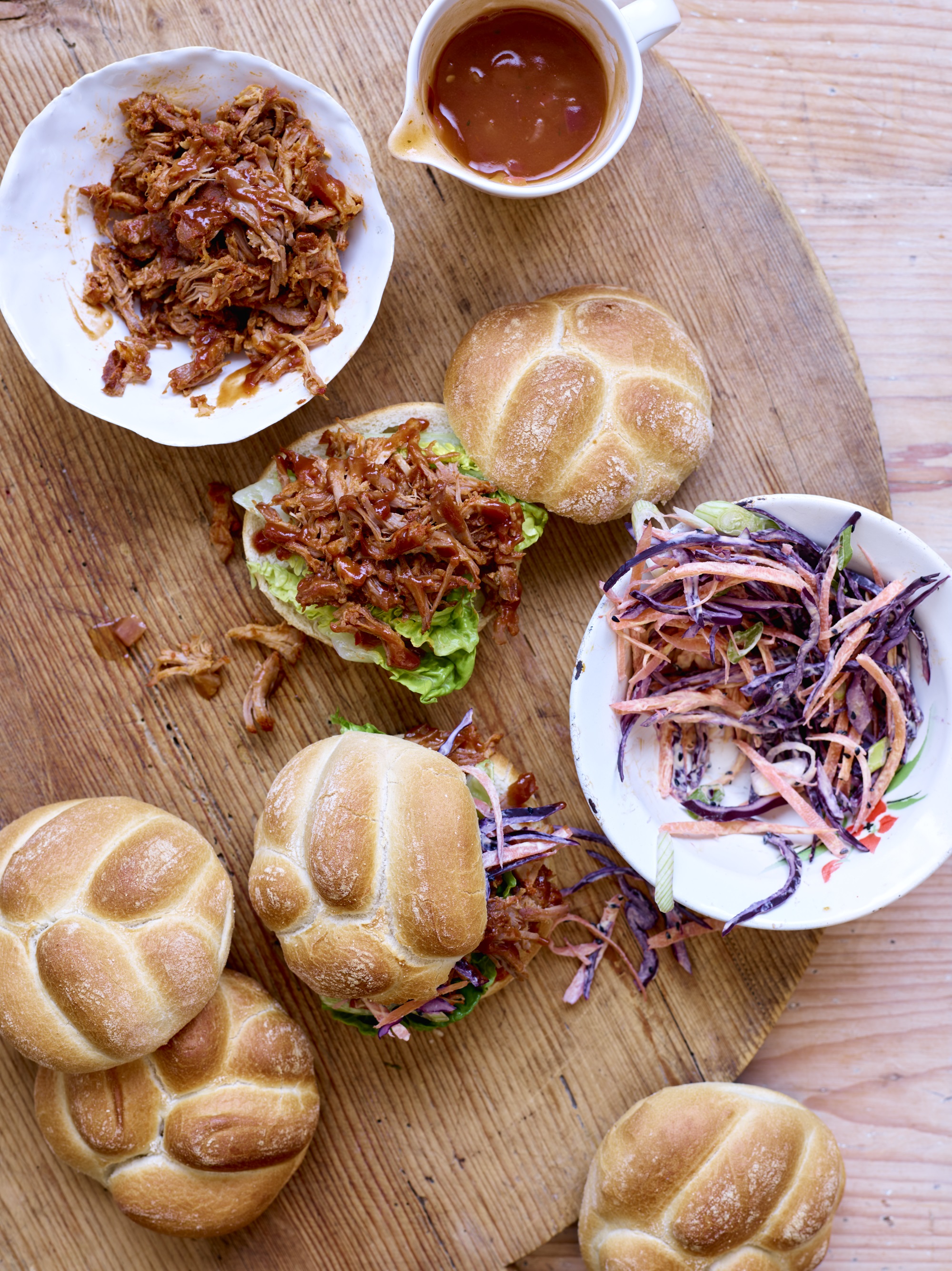 French’s BBQ Pulled Pork Sloppy Style burgers (French's/Pa)