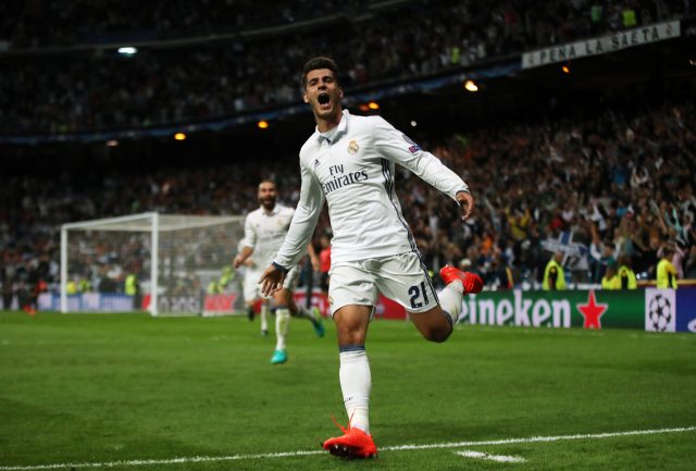 Real Madrid's Alvaro Morata (Nick Potts/PA)