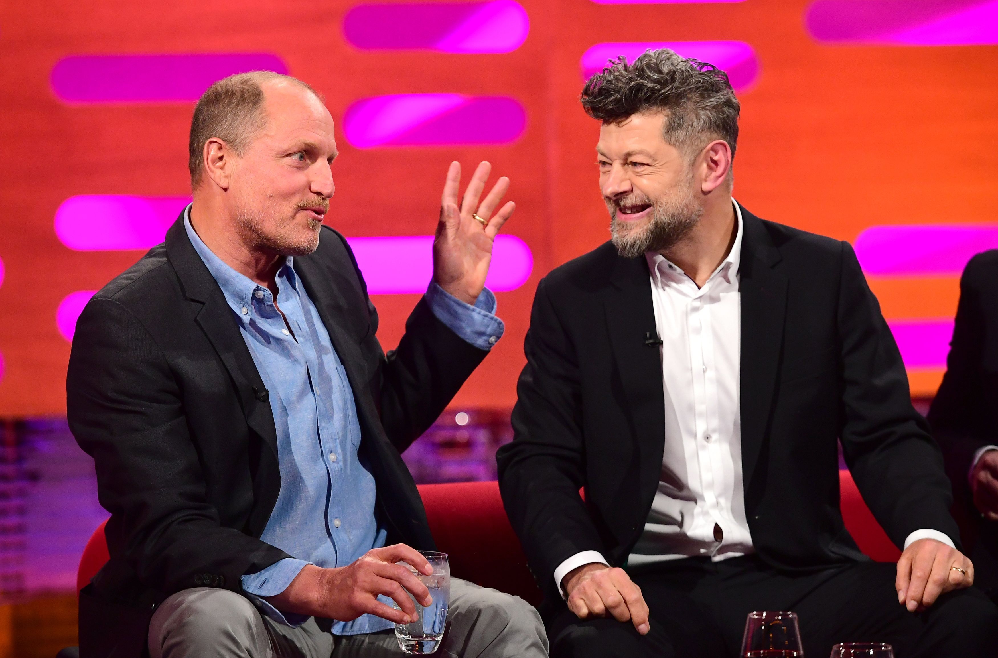 Woody Harrelson and Andy Serkis