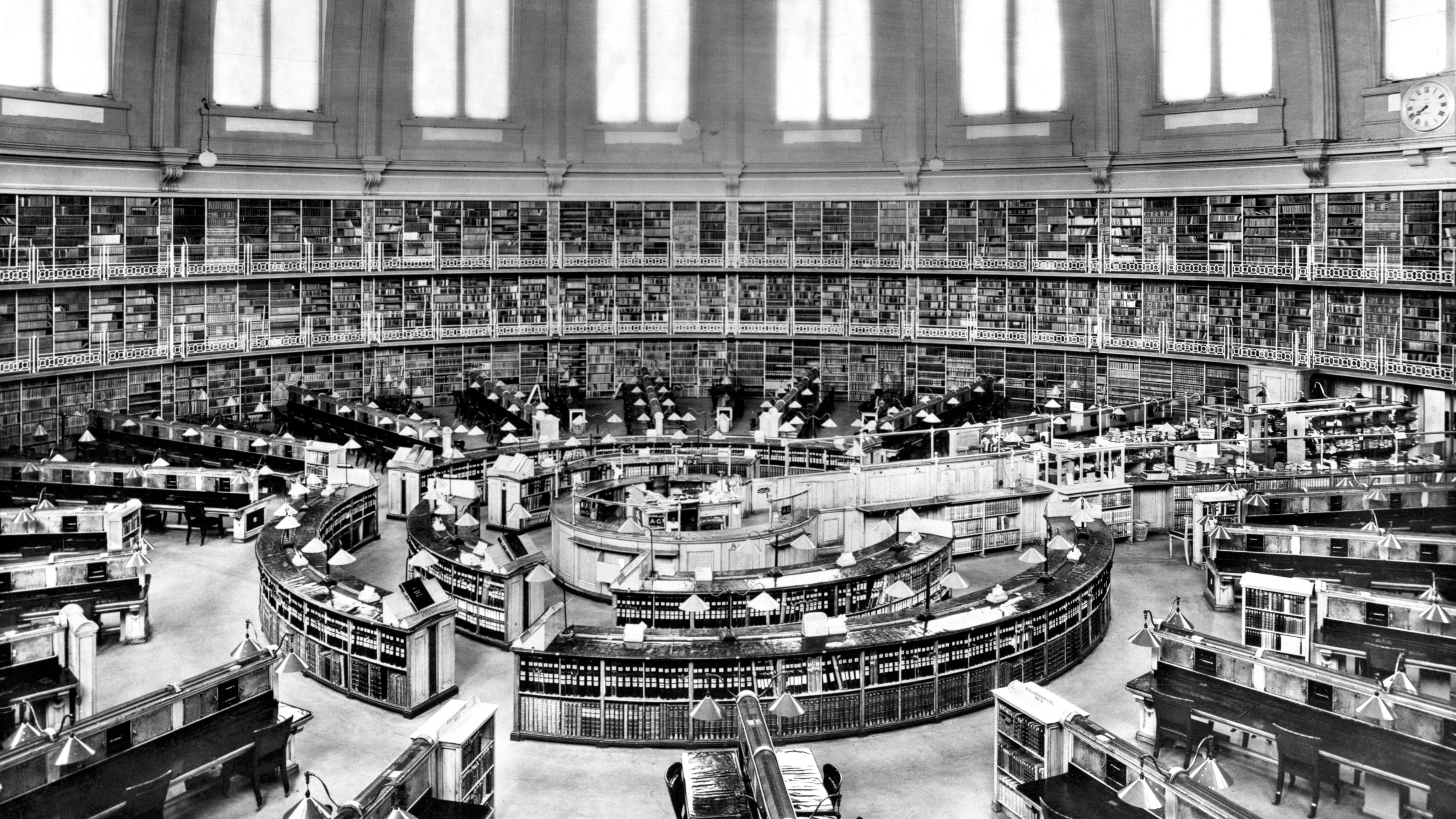 The Reading Room in 1957 (PA)