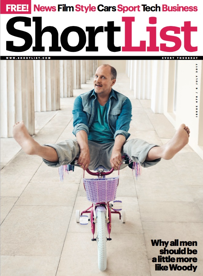 Woody Harrelson ShortList cover