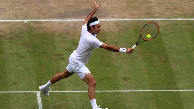 Roger Federer has been crowned champion seven times on the Wimbledon grass
