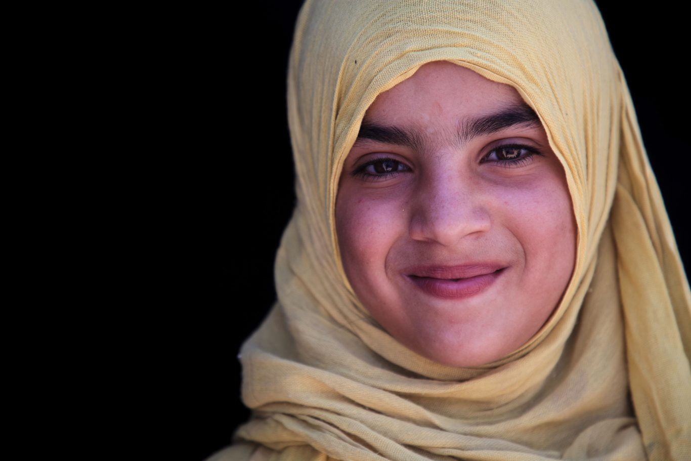 Sara, 11, at Hamam Al Ali Camp in Ninewa Province, in Iraq (Save the Children)