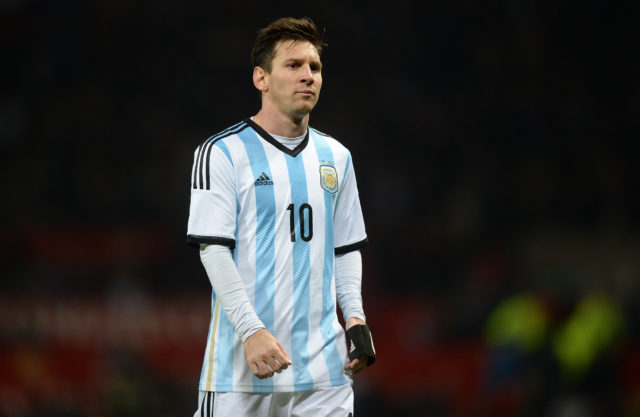 Lionel Messi for Argentina