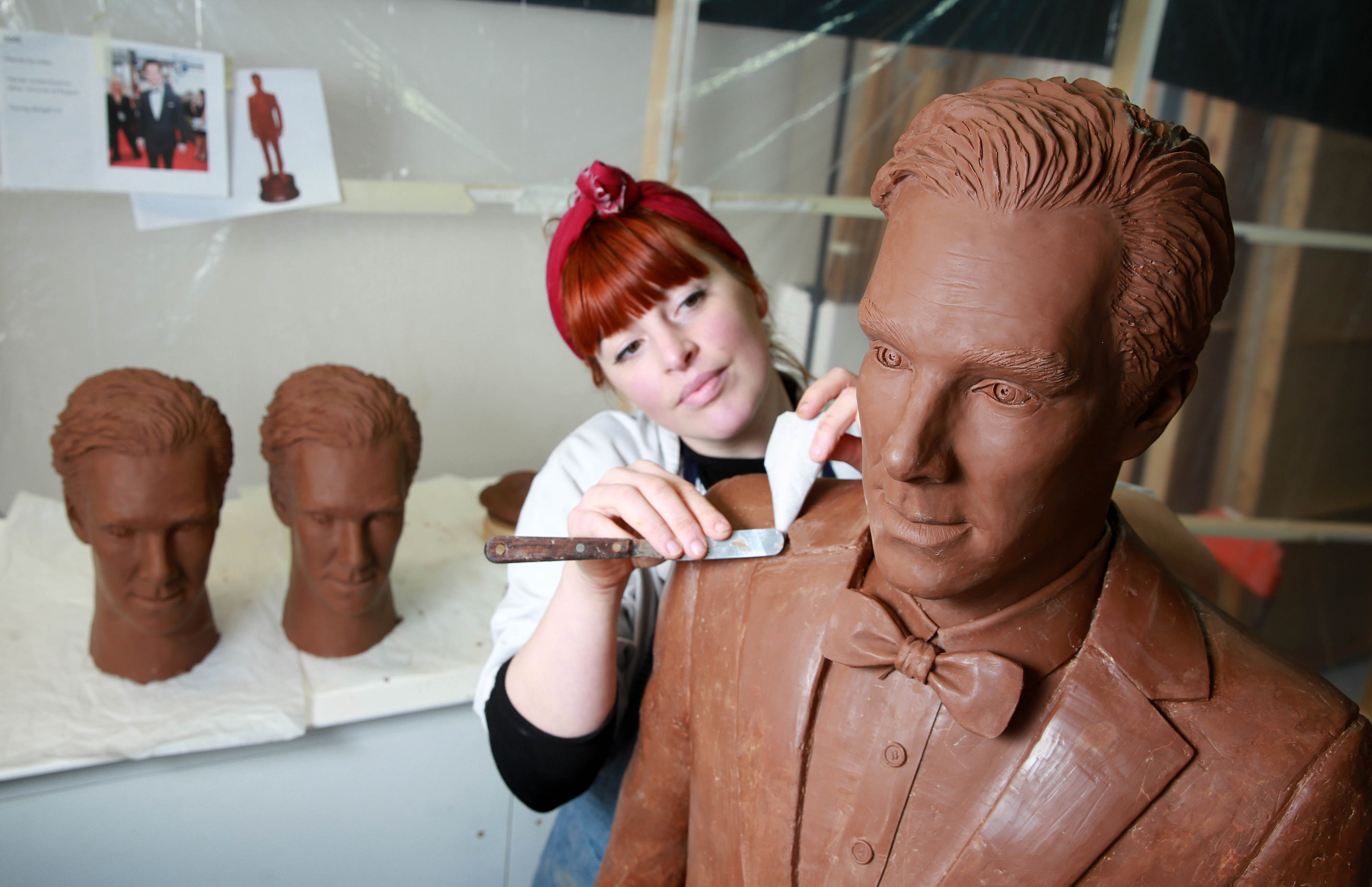 Benedict Cumberbatch sculpture