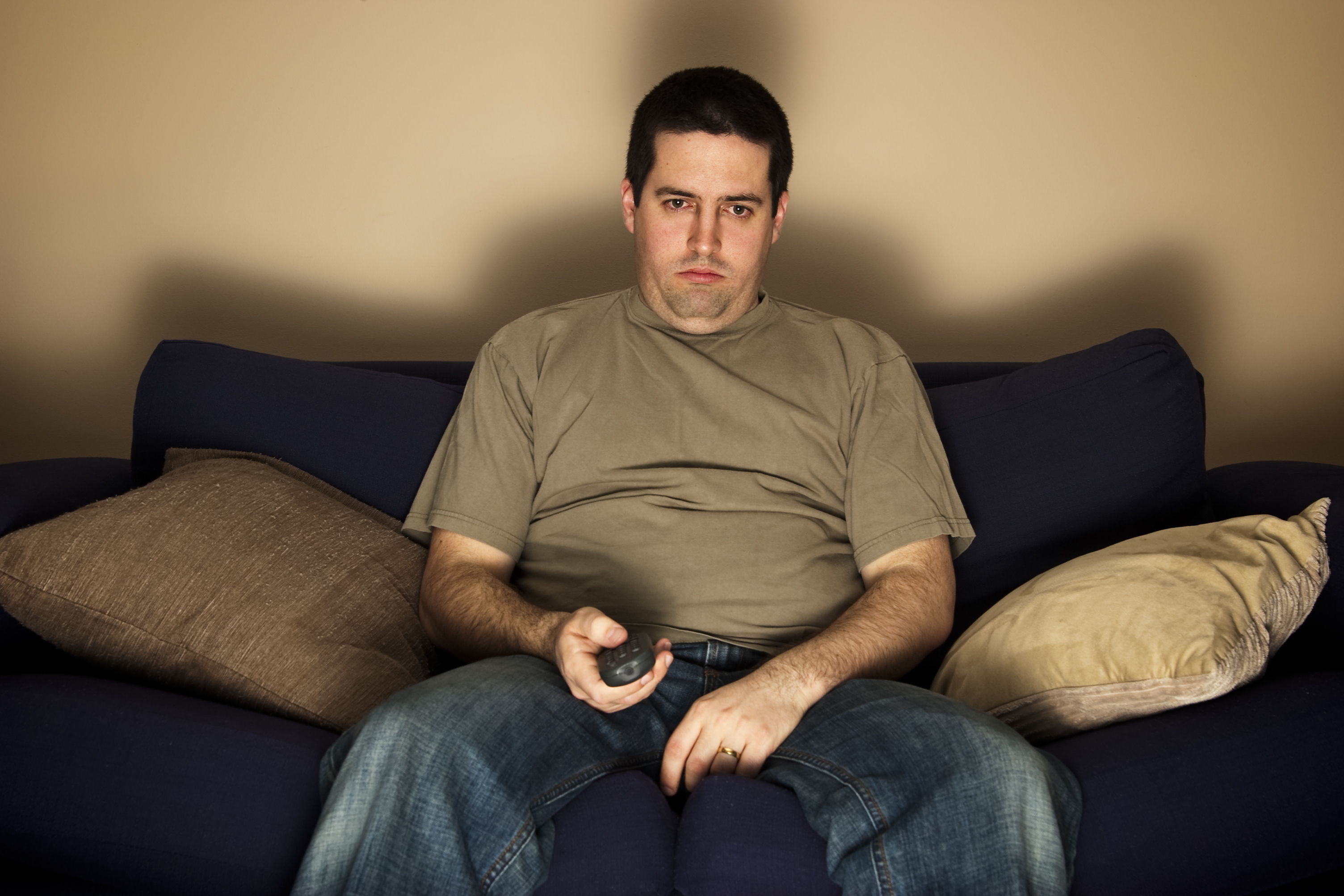 Generic photo of a man watching TV (ThinkStock/PA)
