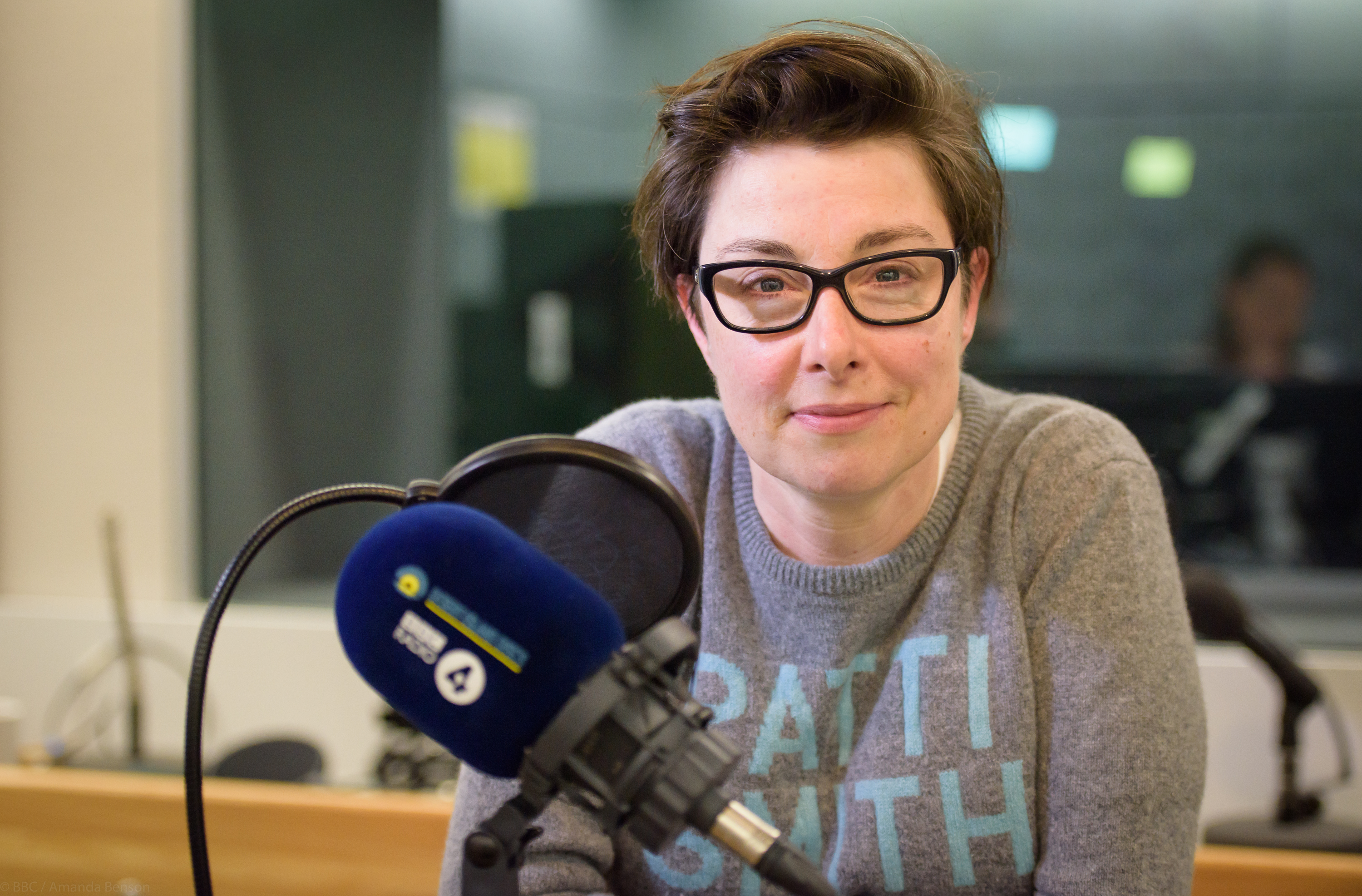 Sue Perkins on Desert Island Discs Amanda Benson copyright