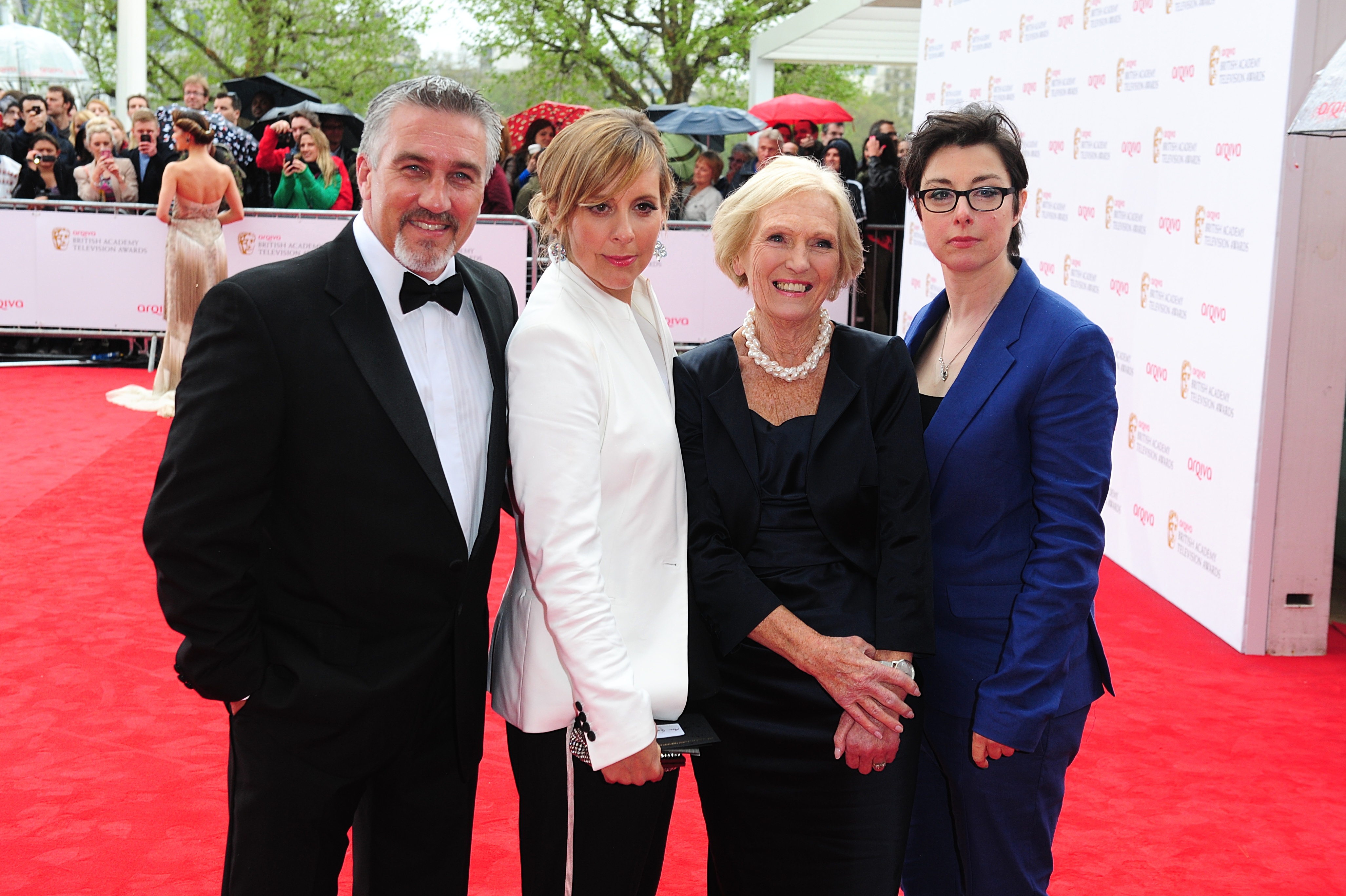 Paul Hollywood, Mel Giedroyc, Mary Berry and Sue Perkins (Ian West/PA)