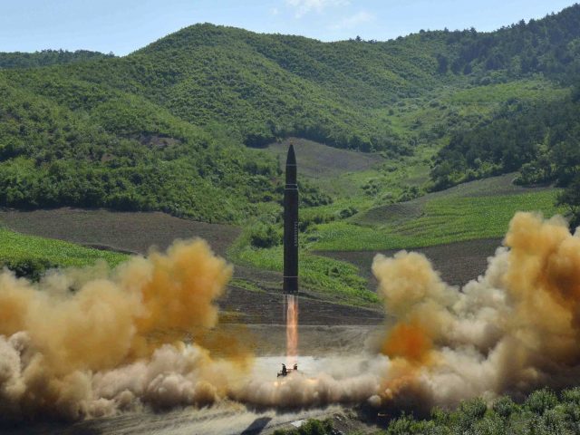 North Korea launched an intercontinental ballistic missile (Korean Central <a href=