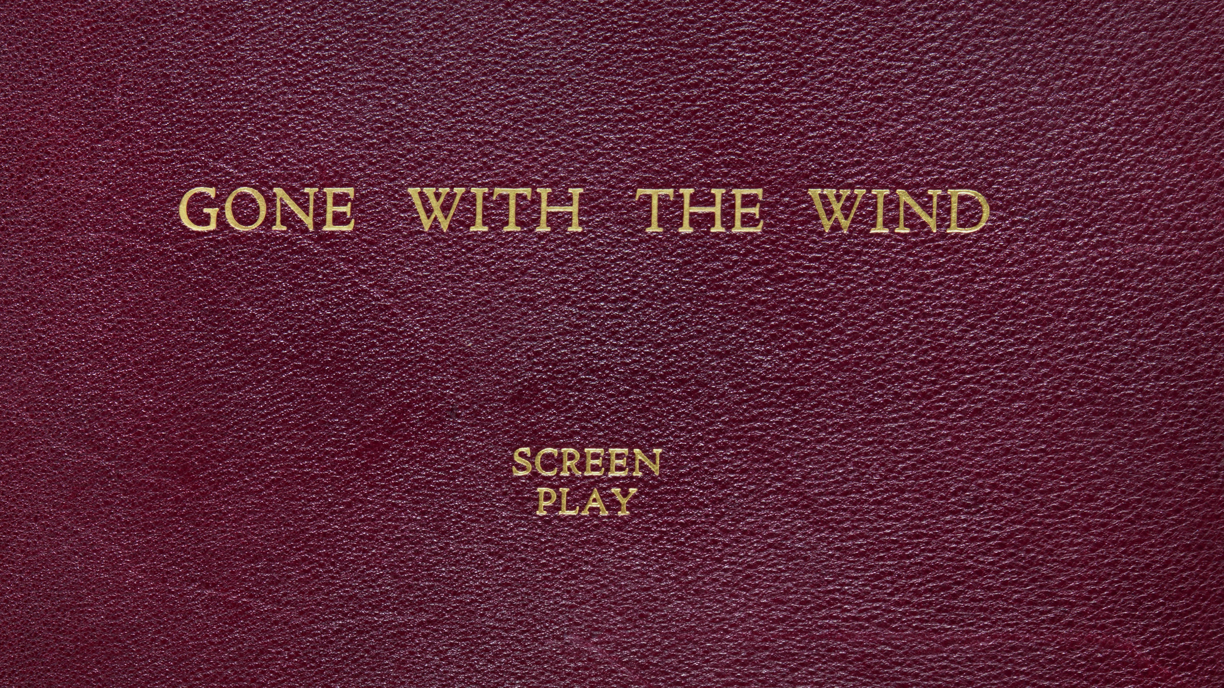 Gone With The Wind script given to Leigh by the cast (Sotheby's)