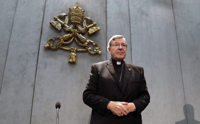 Cardinal Pell had made a statement at the Vatican (Gregorio Borgia/AP)