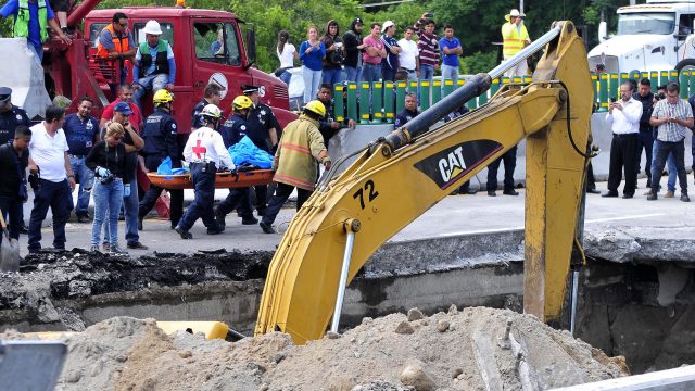 The public watch on as the rescue unfolds