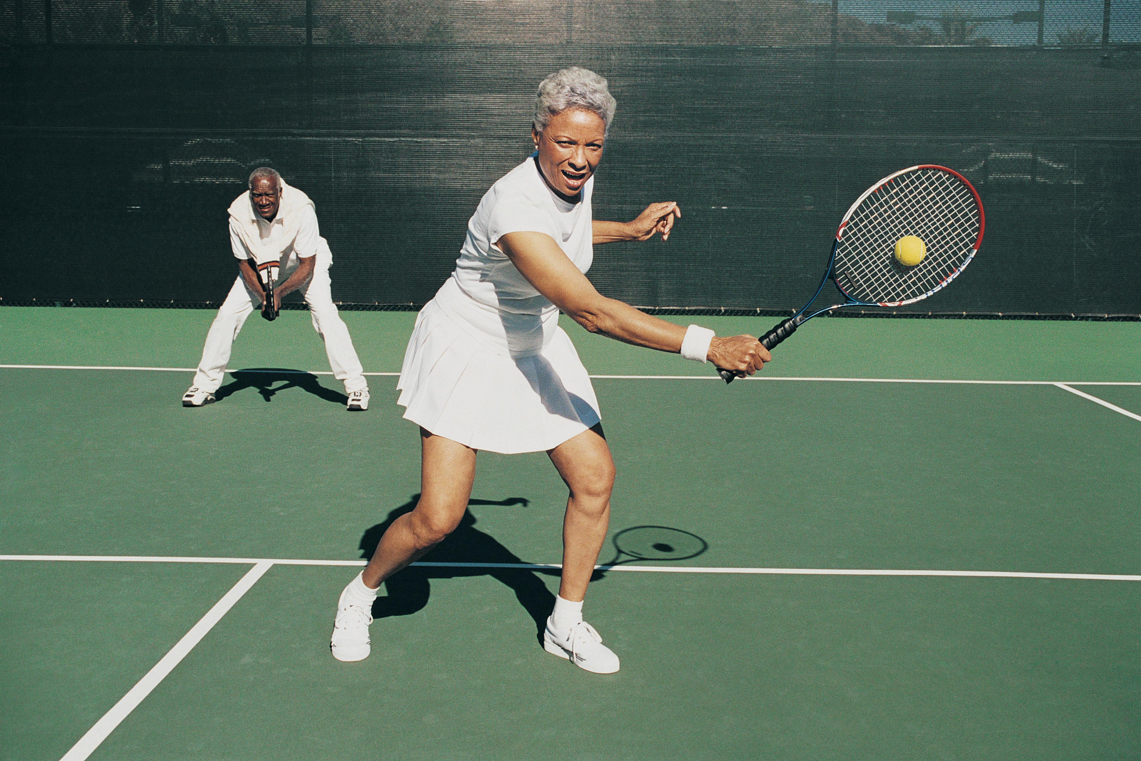 Generic photo of a woman playing tennis (thinkstock/pa)