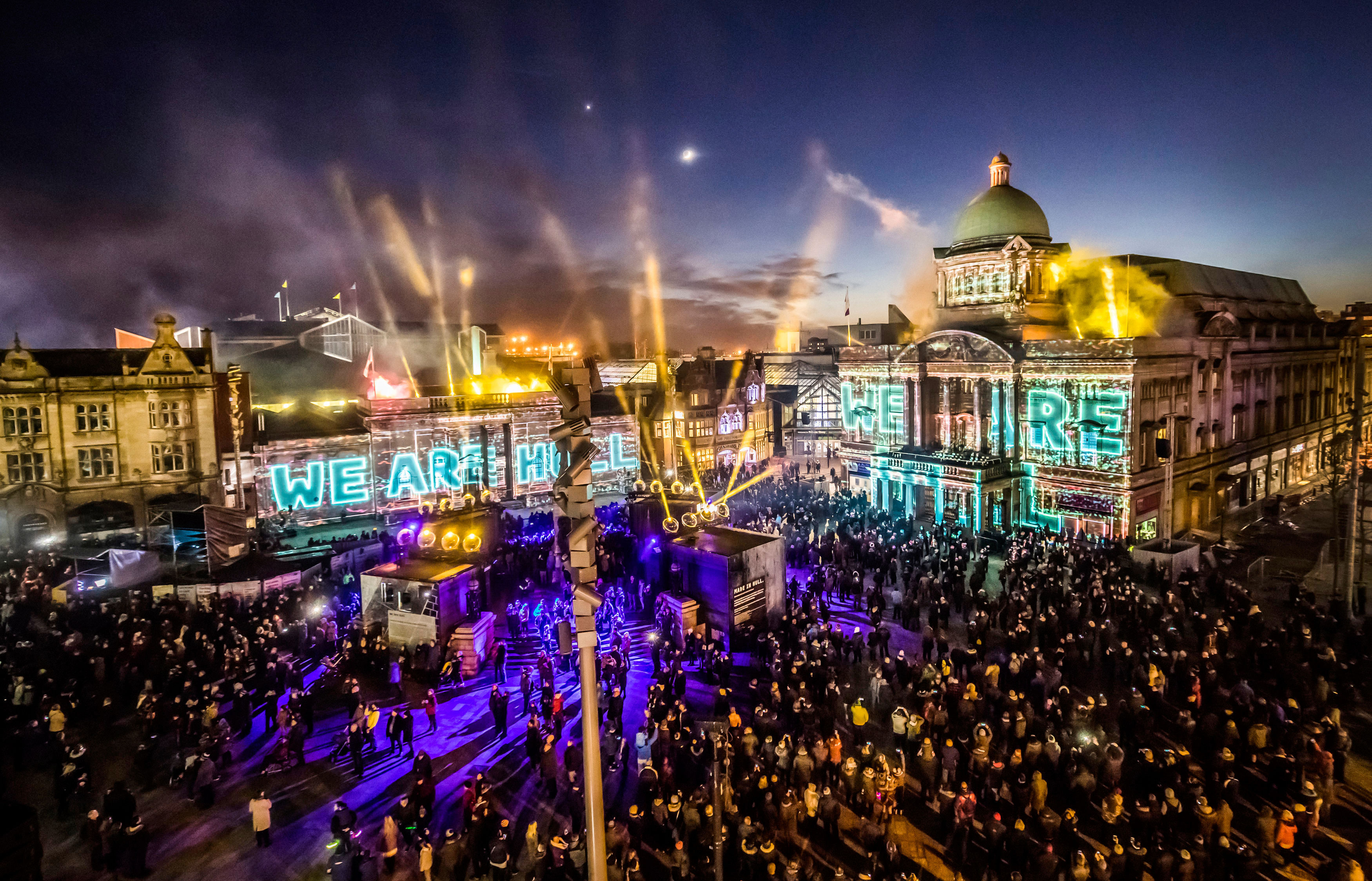 We Are Hull installation by Zolst Balogh launched Hull's tenure as UK City of Culture.