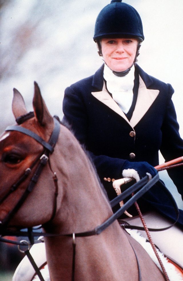 Duchess of Cornwall riding a horse