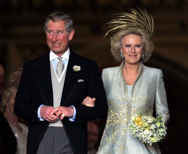 The Prince of Wales and Duchess of Cornwall on their wedding day