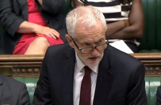 labour leader Jeremy Corbyn responds to Prime Minister Theresa May's statement to MPs in the House of Commons following last week G20 meeting in Hamburg, Germany.
