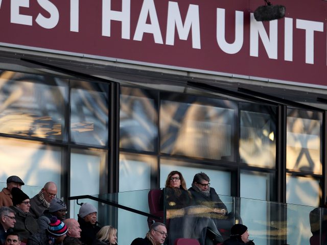 Baroness Karren Brady watching West Ham United (Steven Paston/PA)