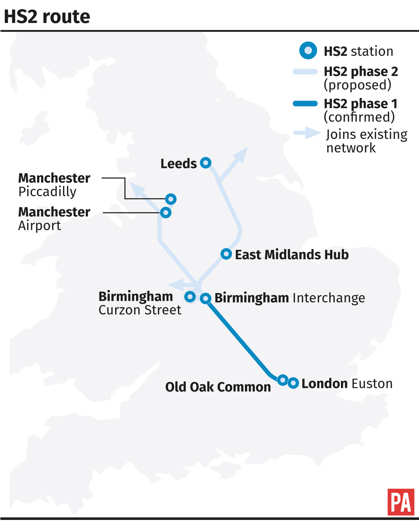 Everything you need to know about the route HS2 will take - BT