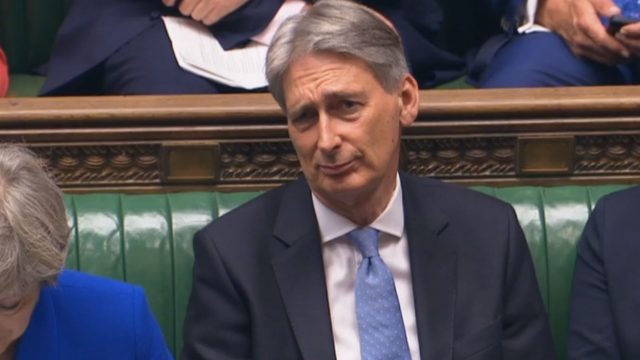 Chancellor Philip Hammond during Prime Minister's Questions
