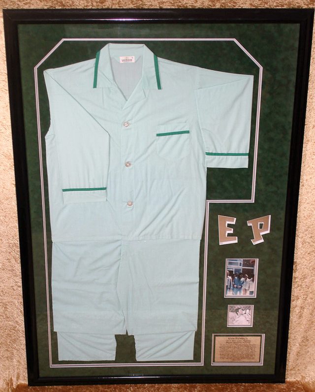 A pair of pyjamas worn by Elvis Presley less than five months before his death are set to fetch up to £10,000 at auction