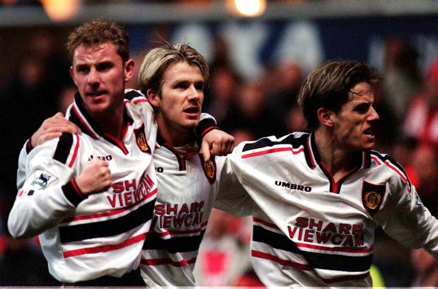 Butt was one of United's 'Class of 92' along with David Beckham and Phil Neville